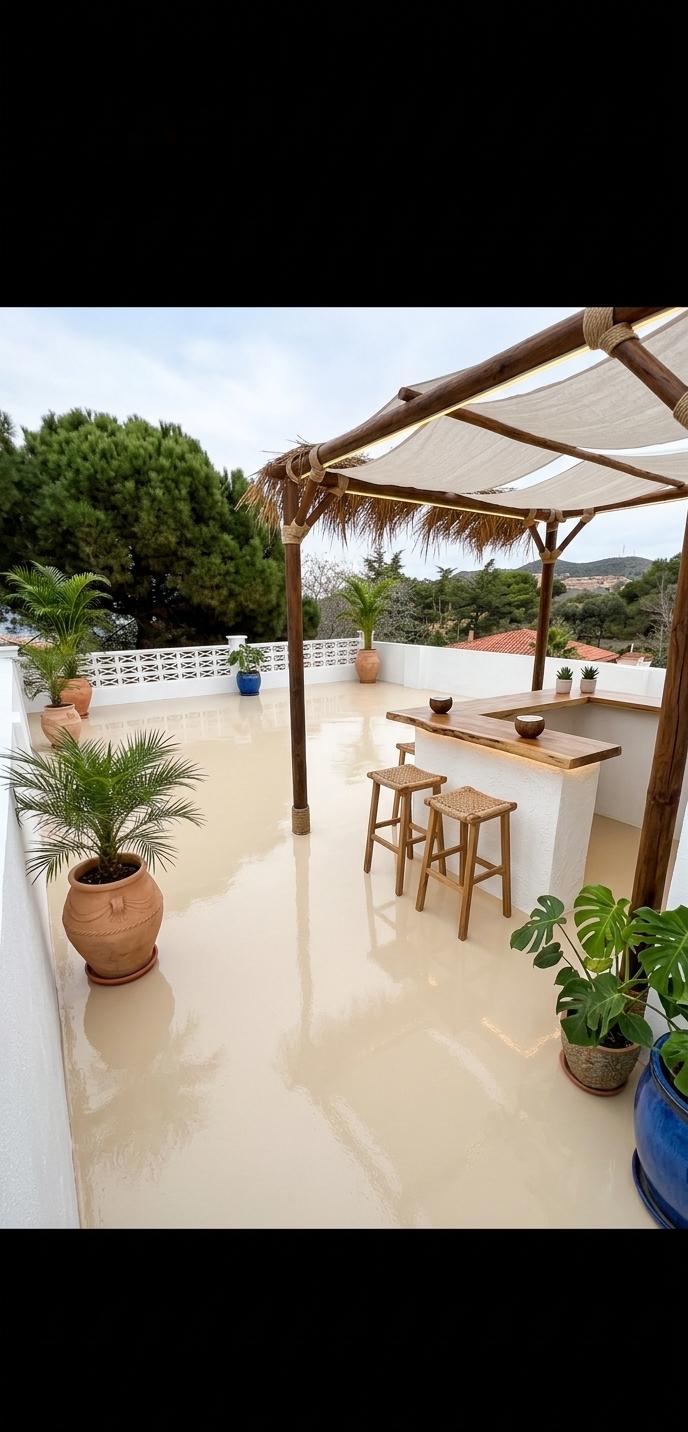 Reforma Terraza Chillout - Después